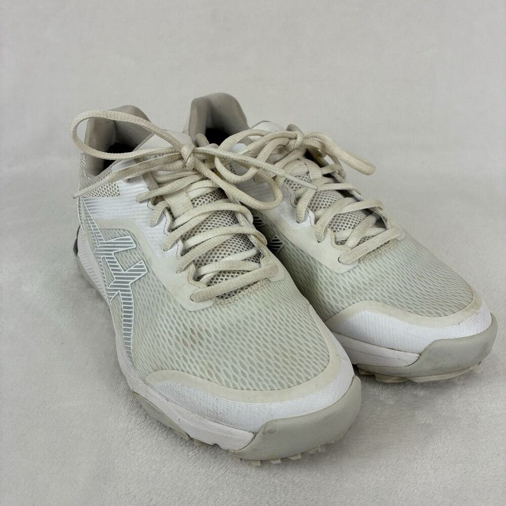 ASICS Gel-Course Ace Golf Shoes Women’s Size 7.5 White & Silver Spikeless Shoes